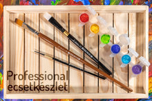 Kép betöltése a galériamegjelenítőbe: Téli táj - Online festési csomag
